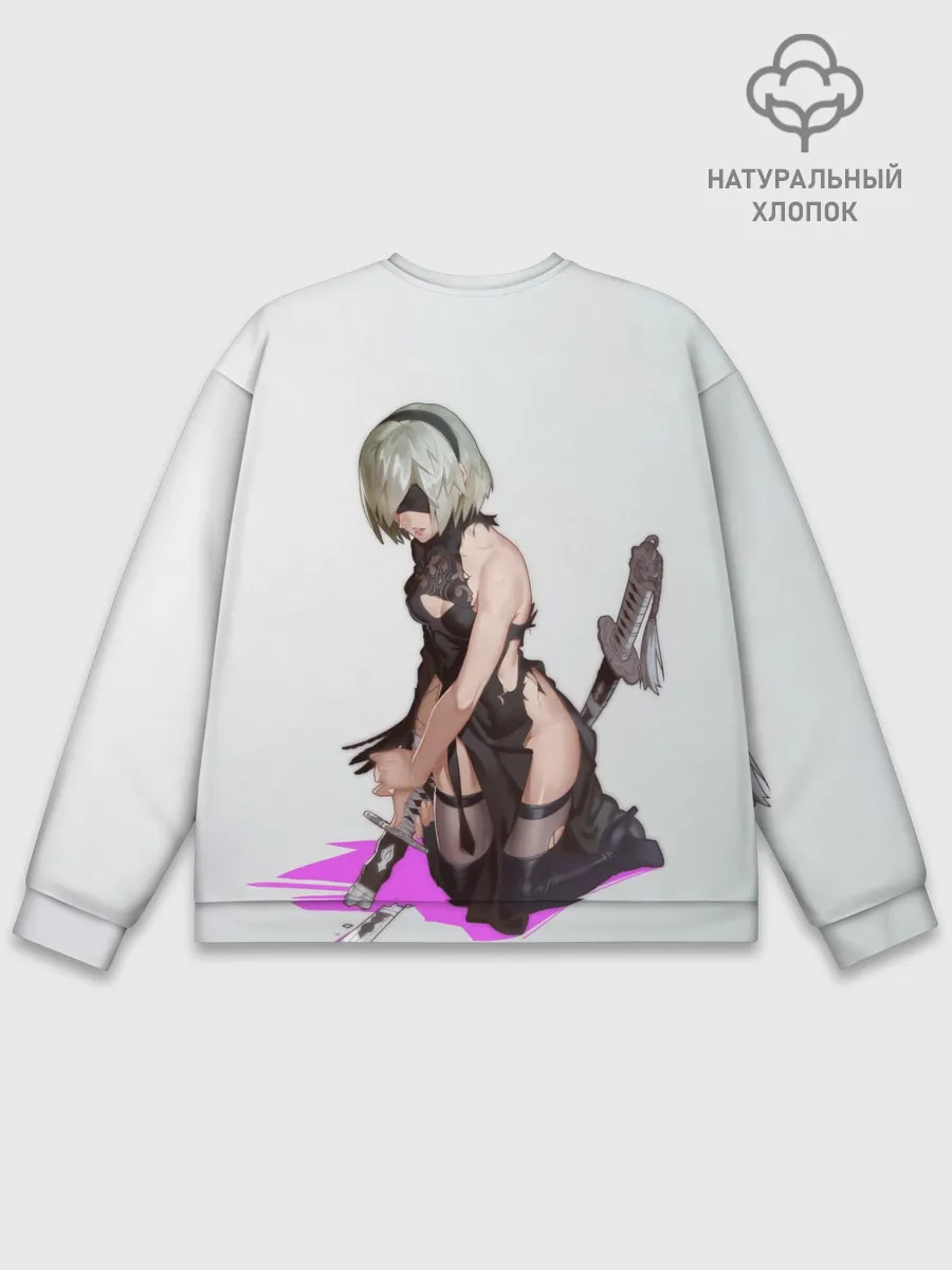 Мужской свитшот базовый / NIER AUTOMATA / 2B