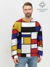 Мужской свитшот базовый / Color blocking