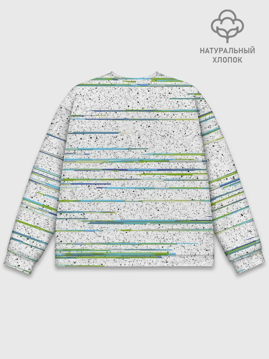 Мужской свитшот базовый / Абстракция