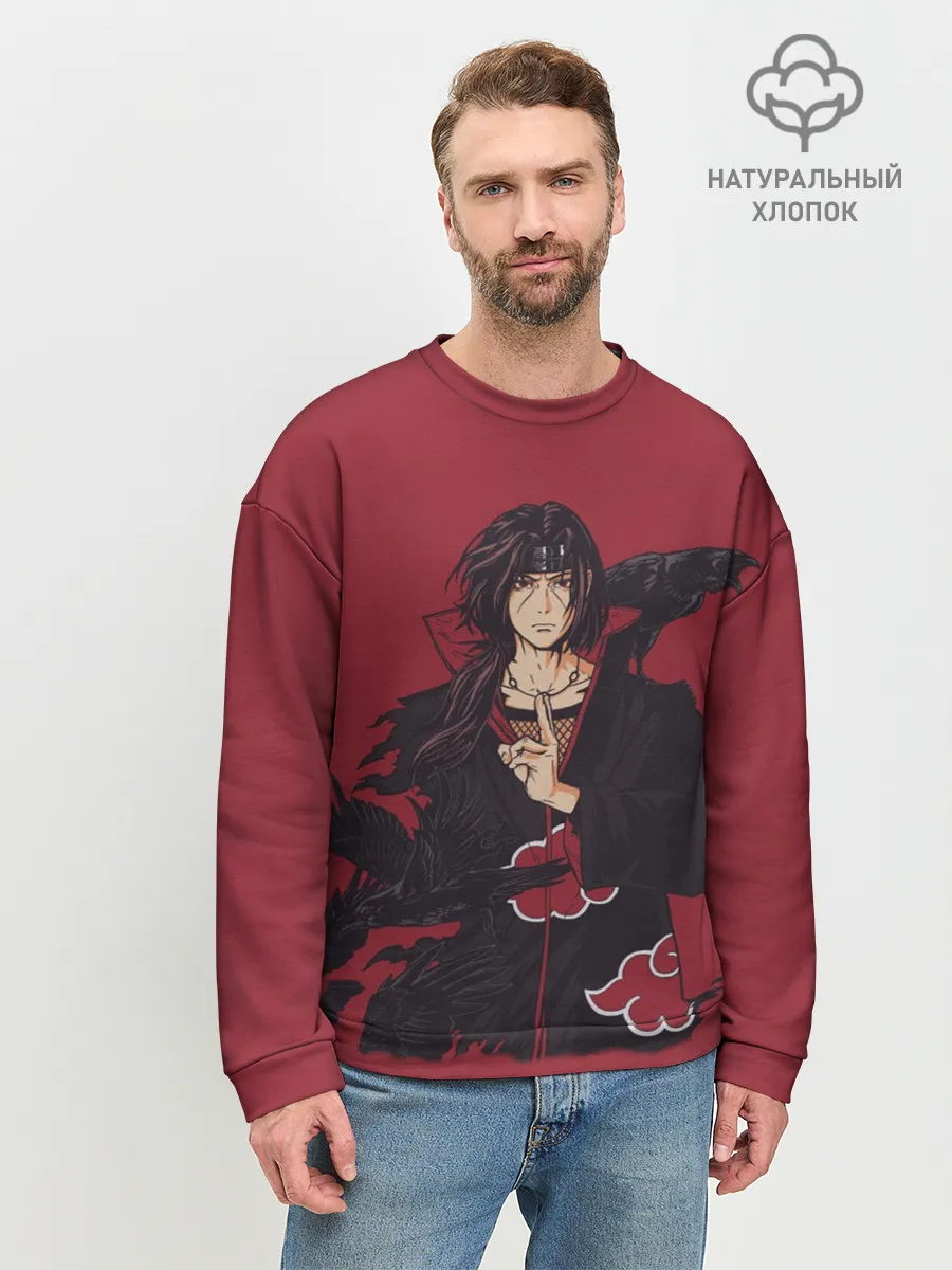 Мужской свитшот базовый / Итачи