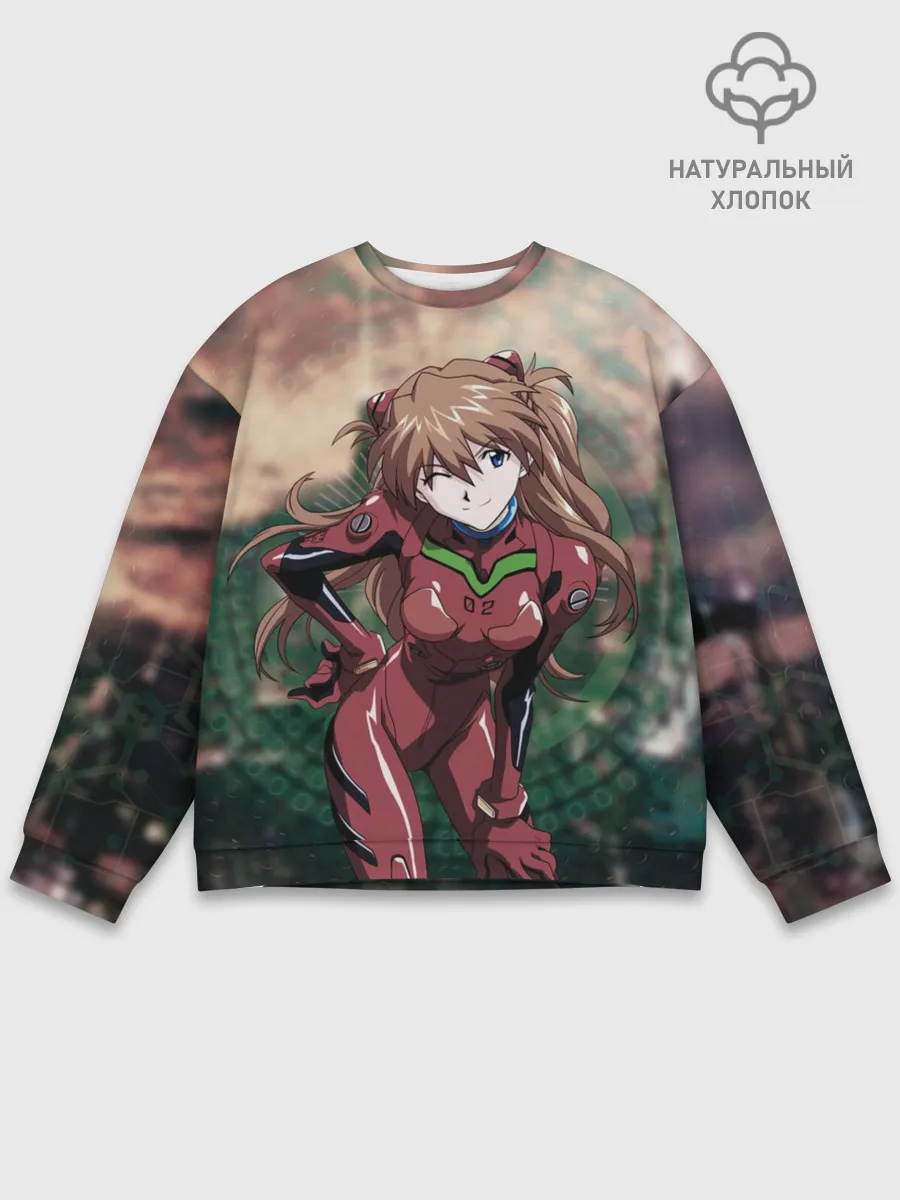 Мужской свитшот базовый / АСКА в своем костюме пилота