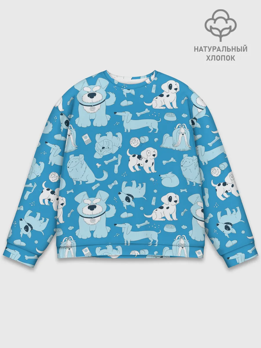 Мужской свитшот базовый / Собачки