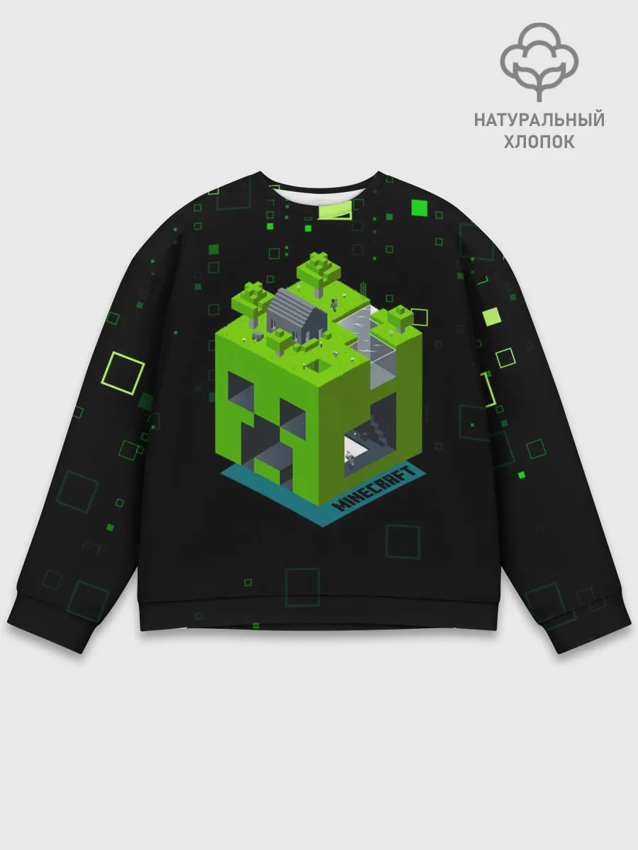 Мужской свитшот базовый / Minecraft