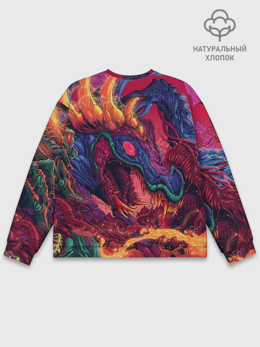 Мужской свитшот базовый / HYPER BEAST | СКОРОСТНОЙ ЗВЕРЬ