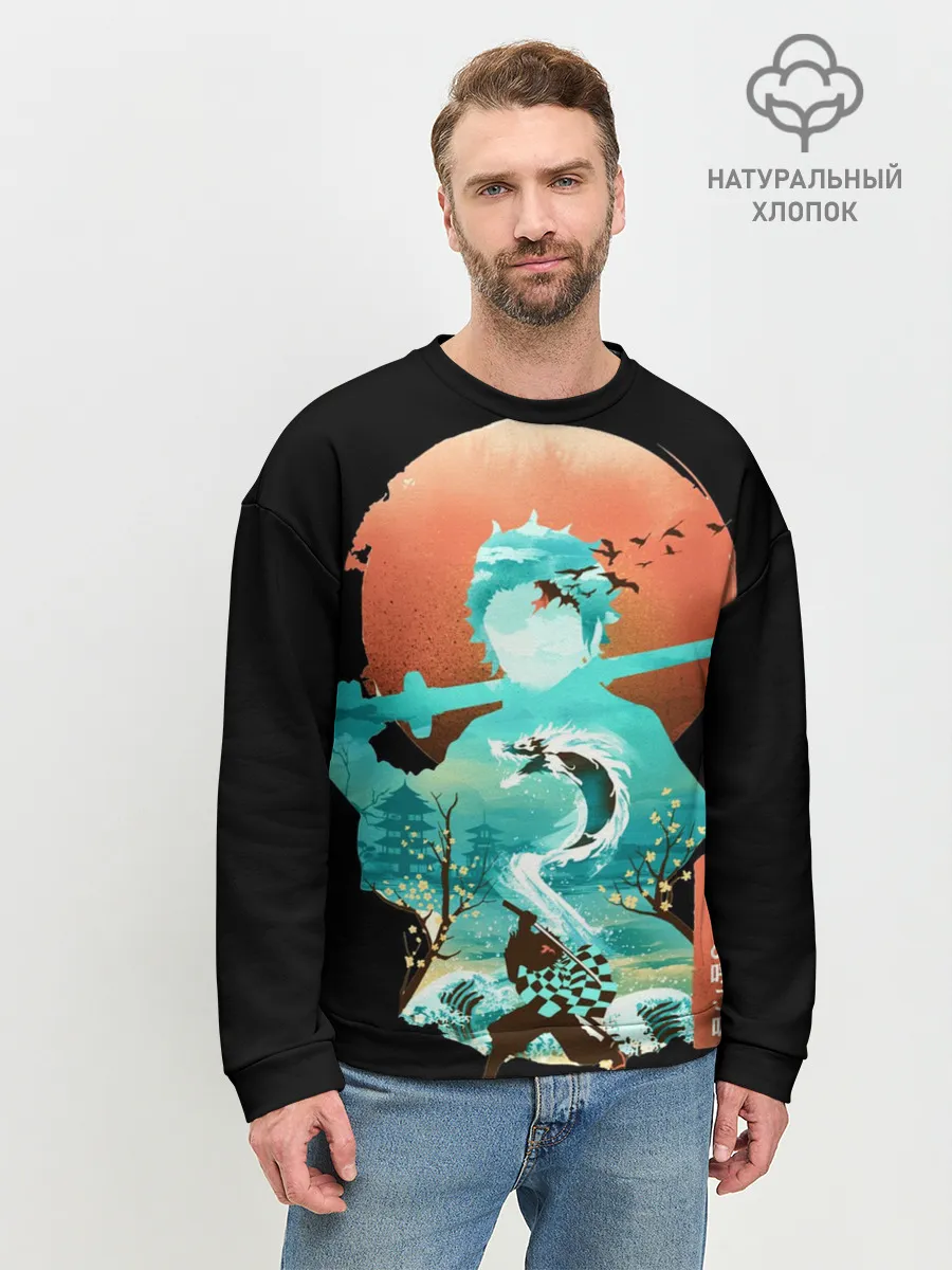 Мужской свитшот базовый / Танджиро