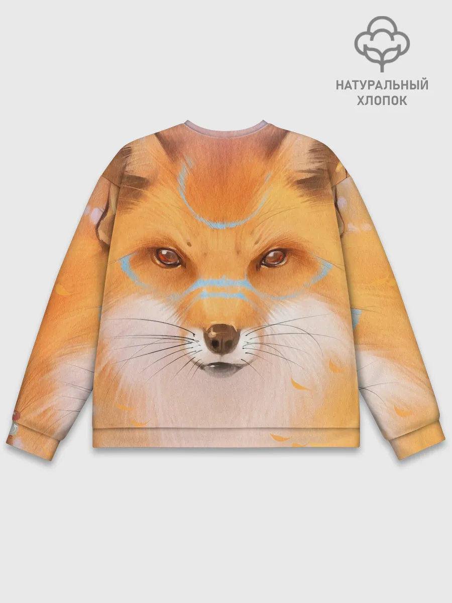 Мужской свитшот базовый / Лиса