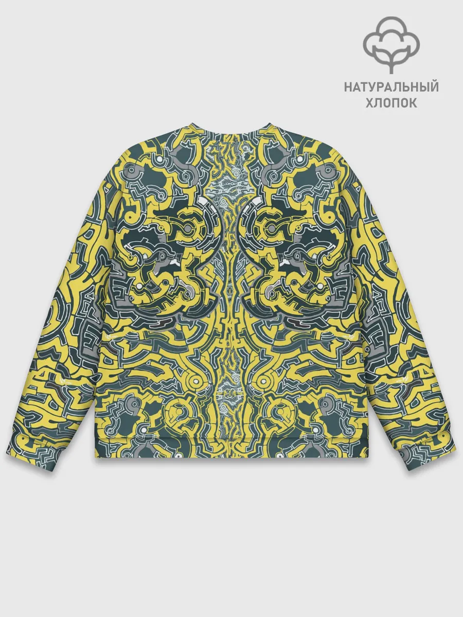 Мужской свитшот базовый / УЗОР , ФУТУРИЗМ,