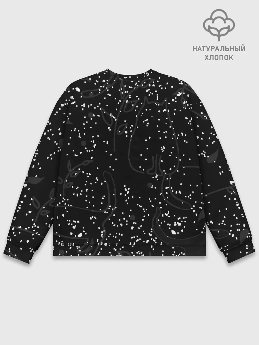 Мужской свитшот базовый / Кис-Кис