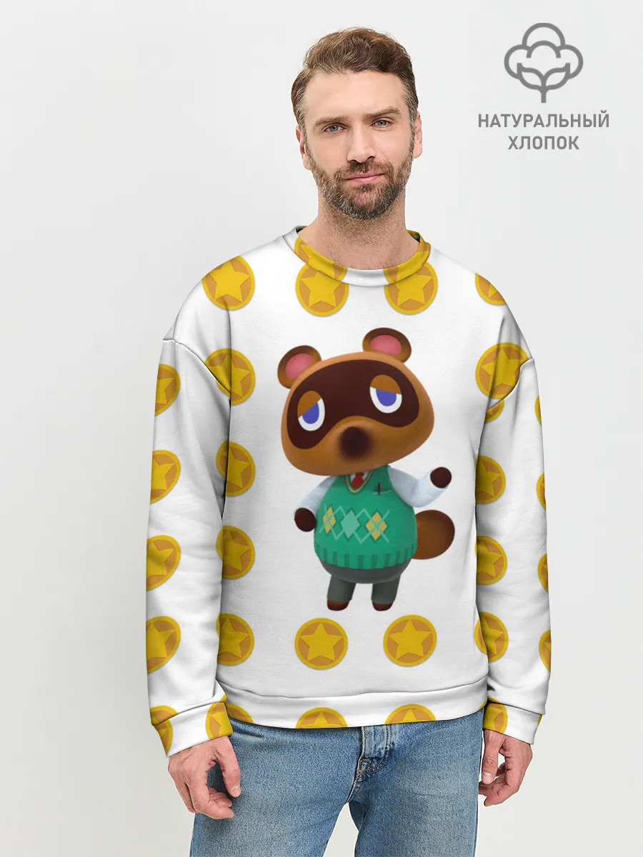 Мужской свитшот базовый / Animal crossing - Nook