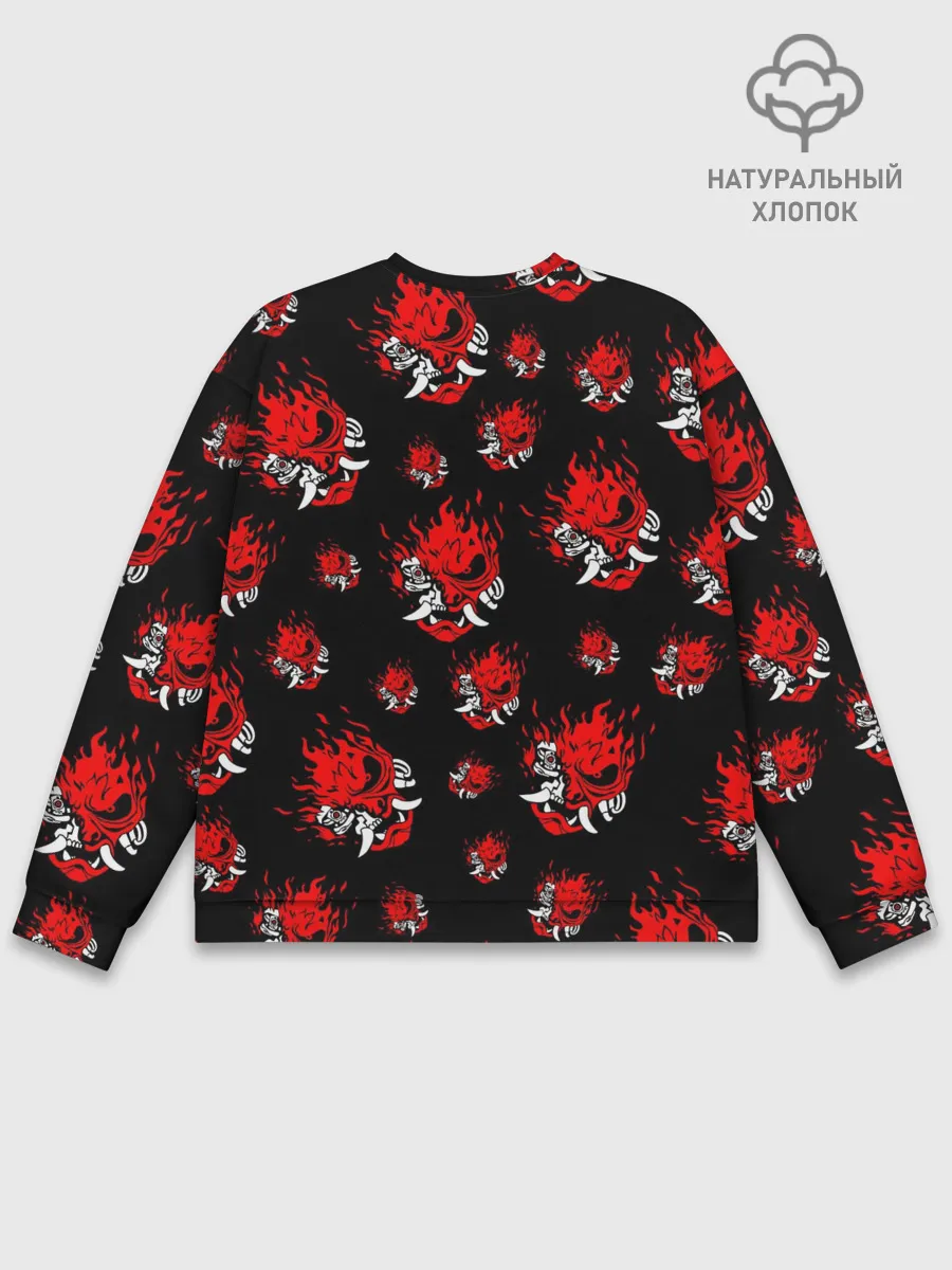 Мужской свитшот базовый / SAMURAI 2077 PATTERN