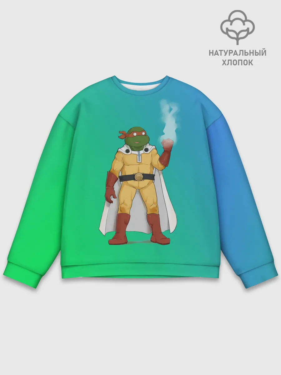 Мужской свитшот базовый / Сайтама | One Punch Man