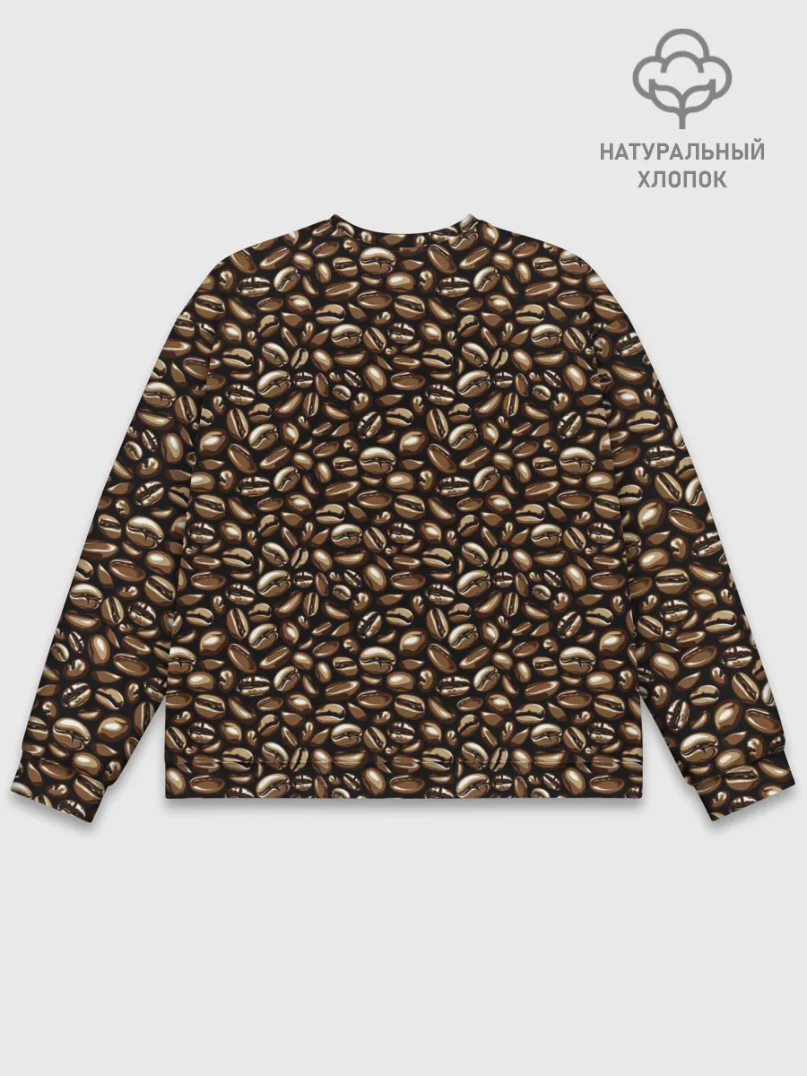 Мужской свитшот базовый / Кофе в Зёрнах