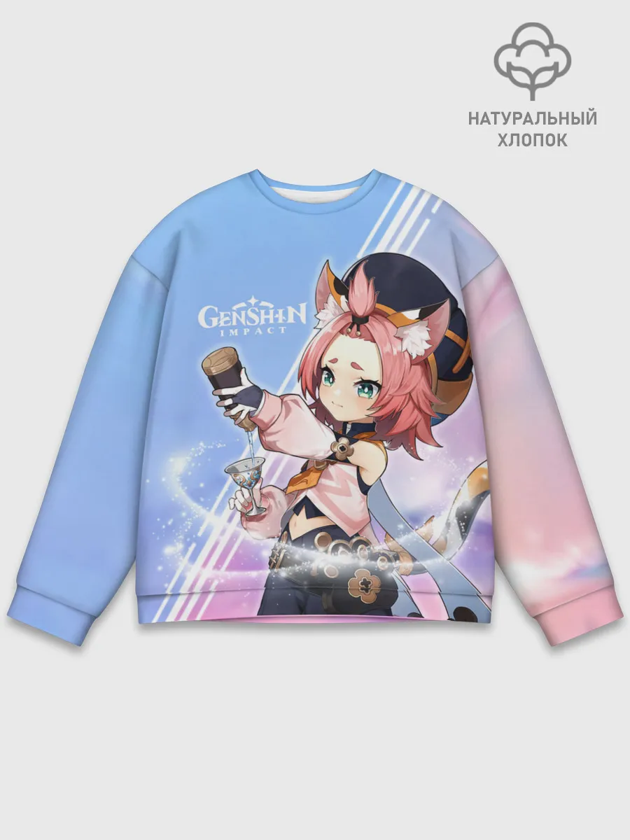 Мужской свитшот базовый / Genshin Impact