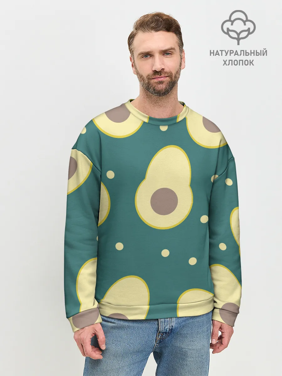 Мужской свитшот базовый / Авокадо