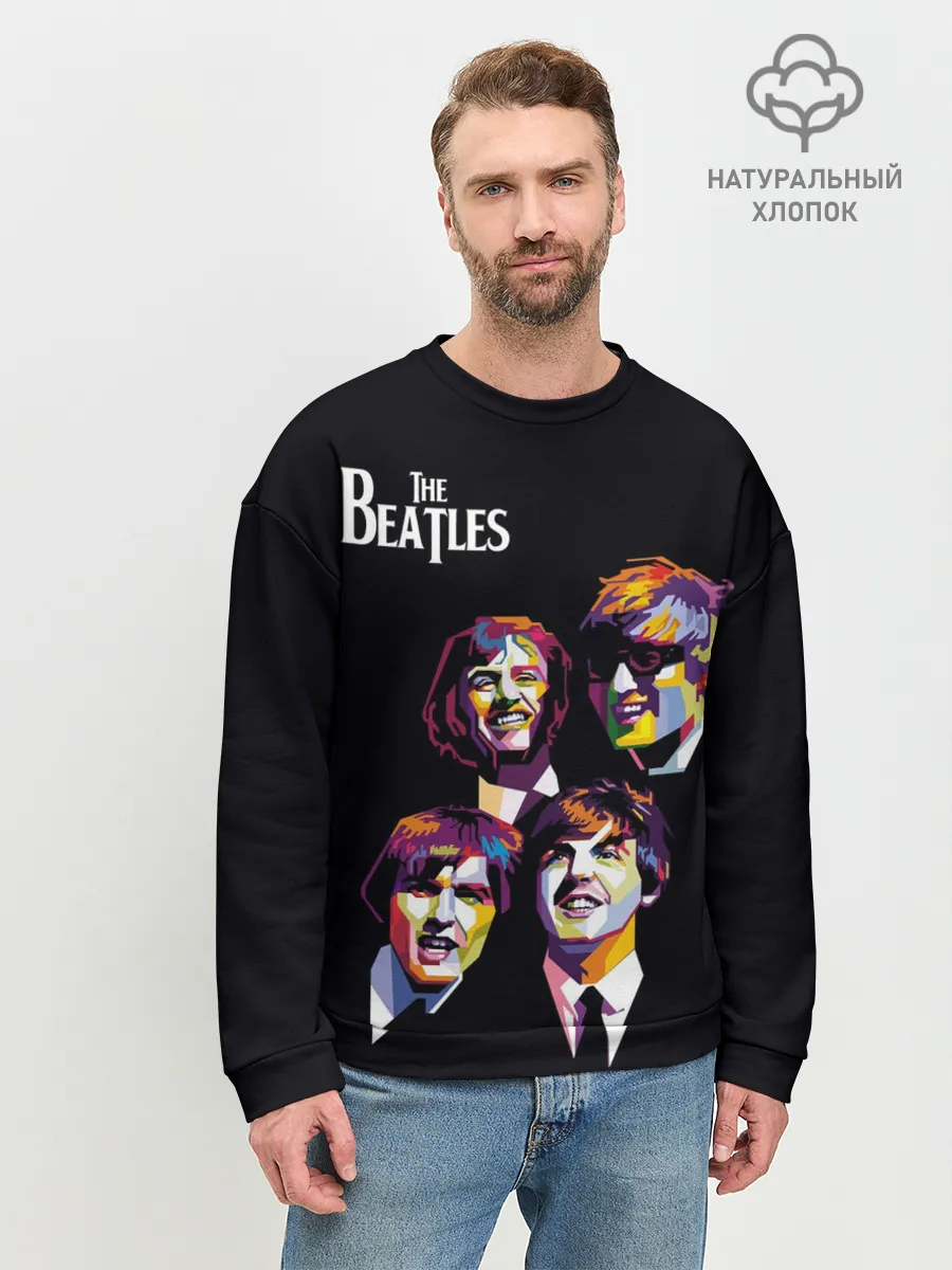 Мужской свитшот базовый / The Beatles
