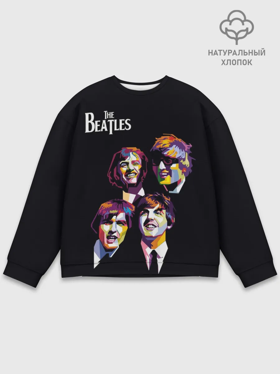 Мужской свитшот базовый / The Beatles