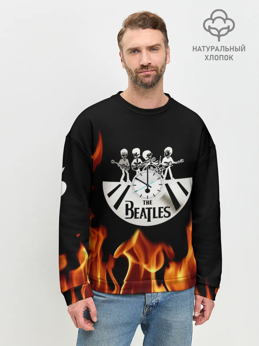 Мужской свитшот базовый / The Beatles
