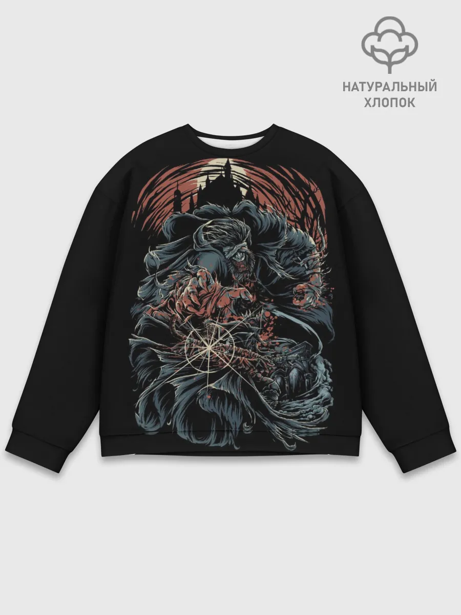 Мужской свитшот базовый / Bloodborne
