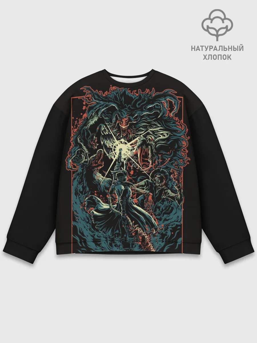 Мужской свитшот базовый / Bloodborne