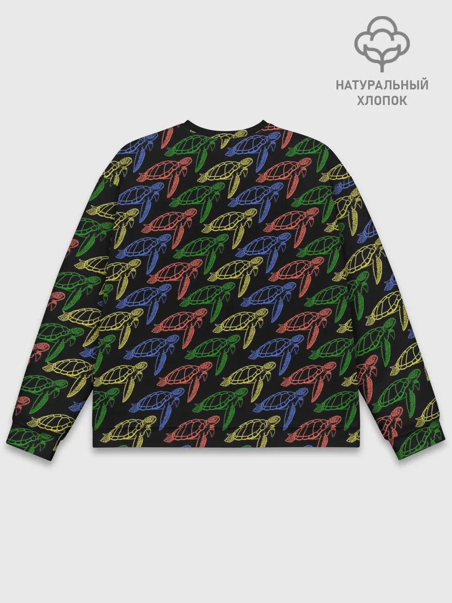 Мужской свитшот базовый / Черепашки