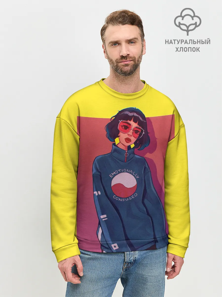 Мужской свитшот базовый / K-pop