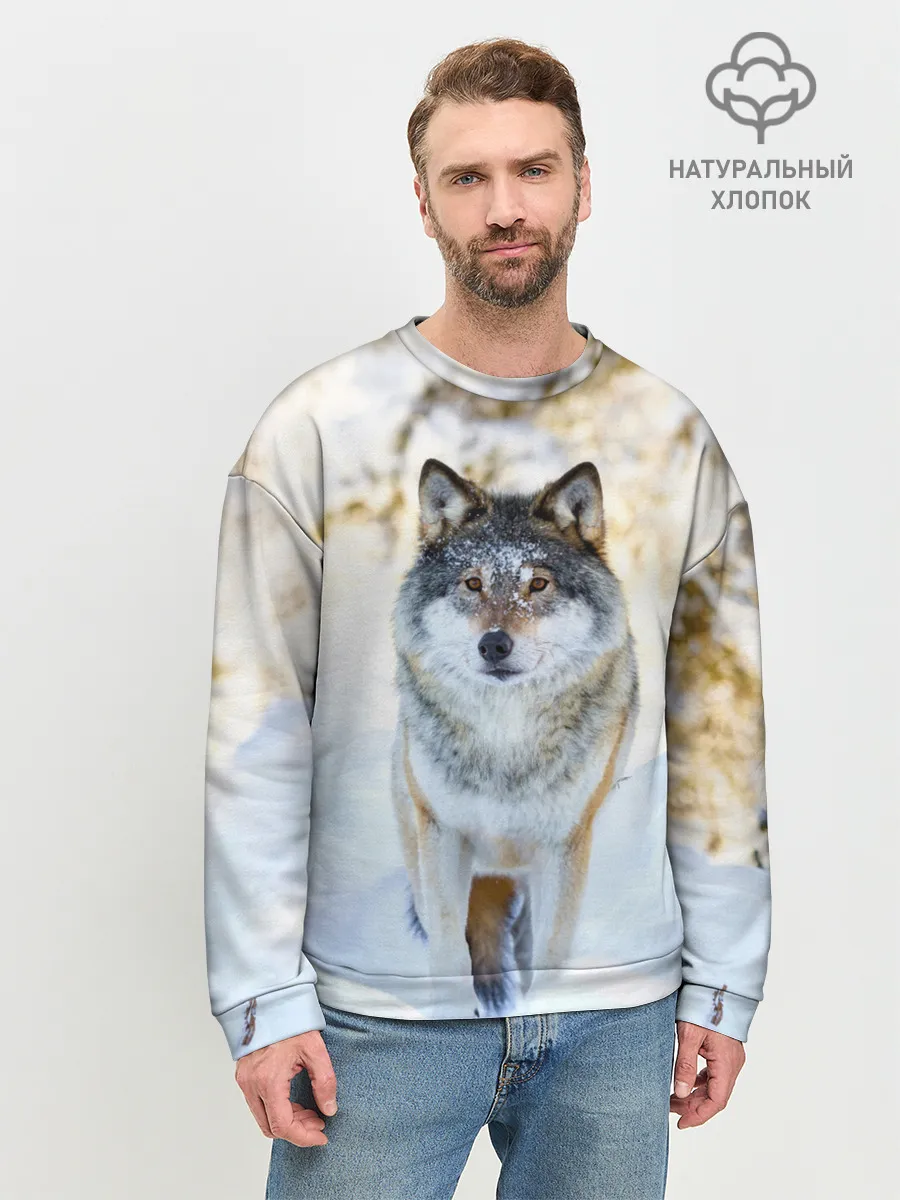 Мужской свитшот базовый / Я зимой