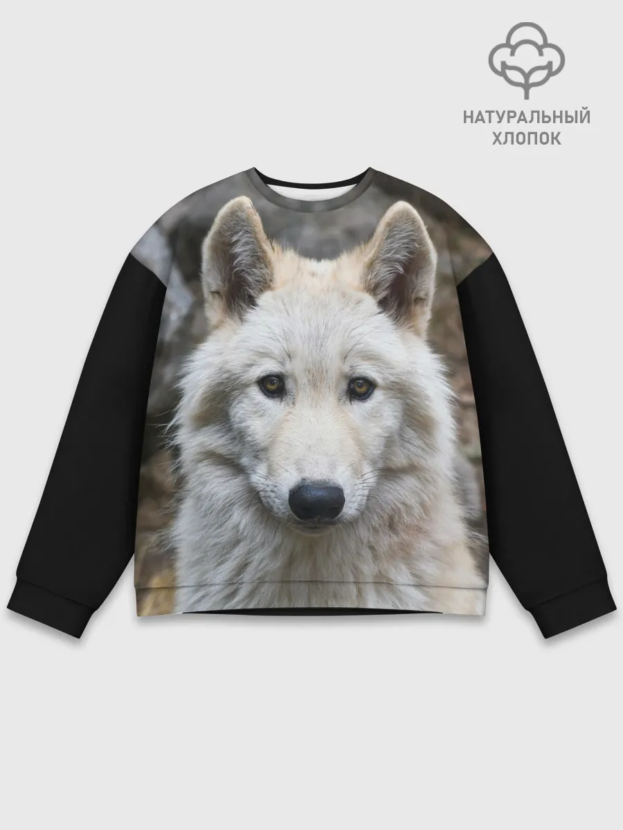 Мужской свитшот базовый / Волк