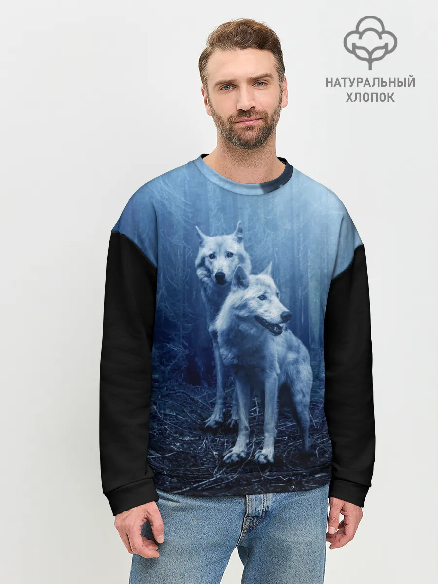 Мужской свитшот базовый / Волки