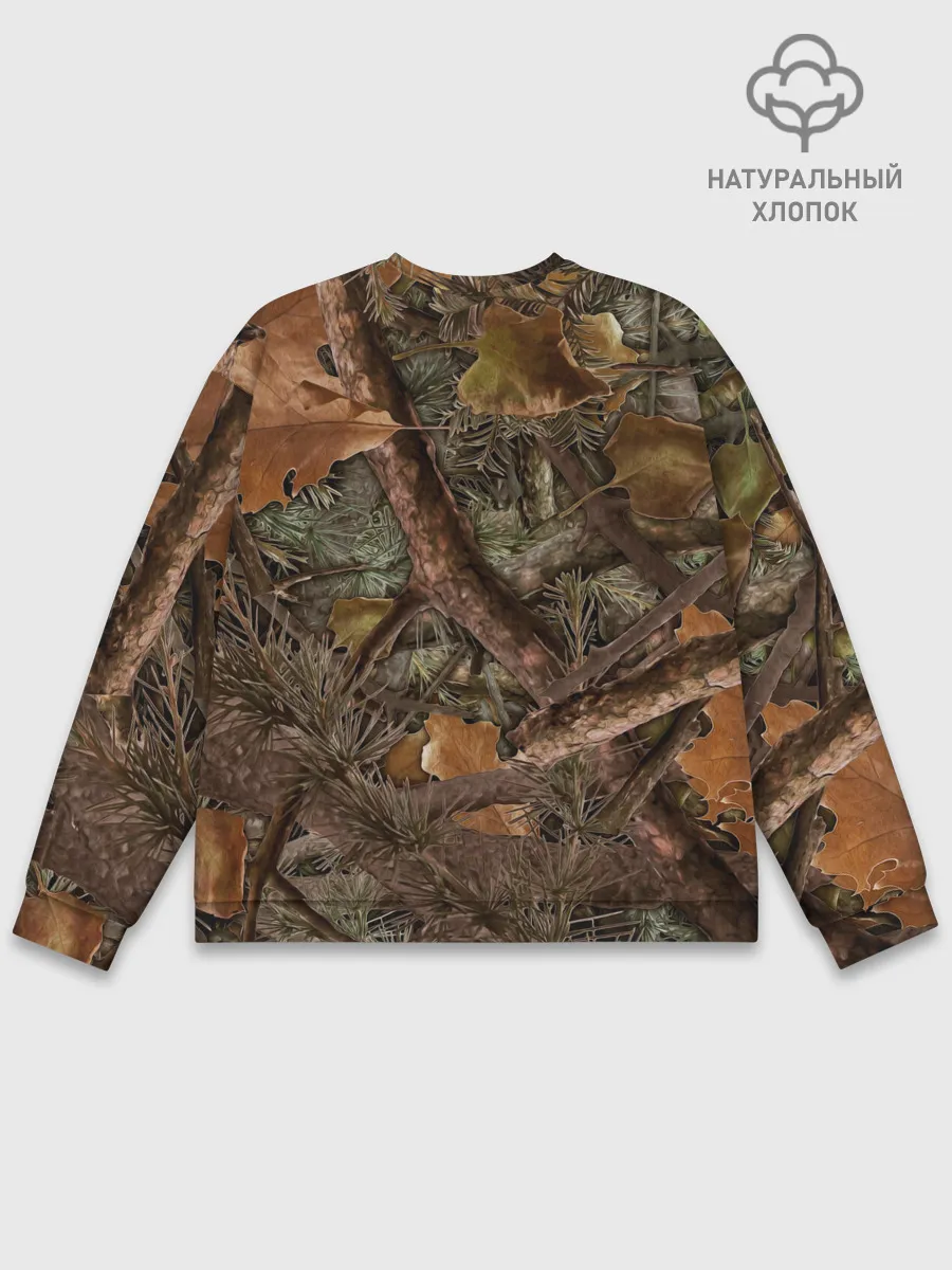 Мужской свитшот базовый / Охотничий камуфляж