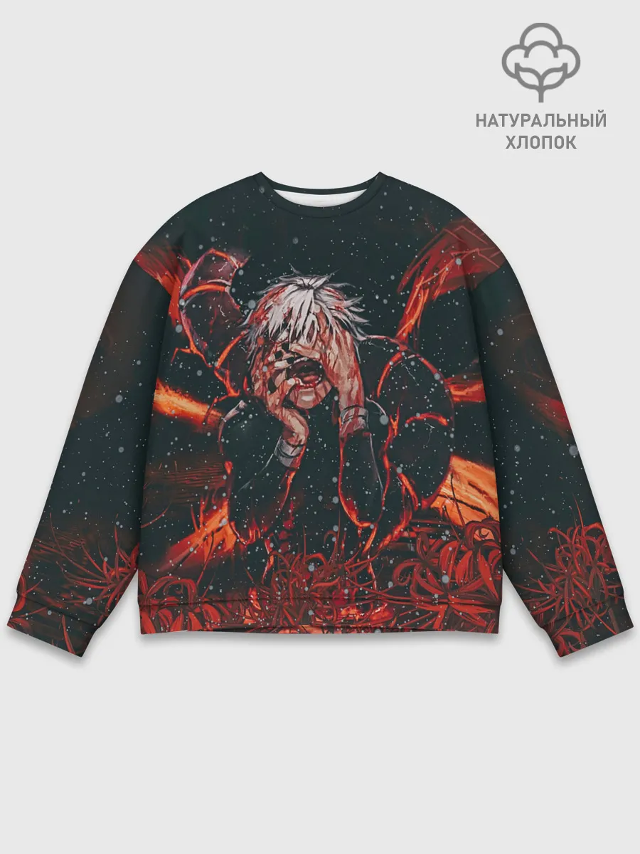 Мужской свитшот базовый / Канеки Кен Токийский Гуль