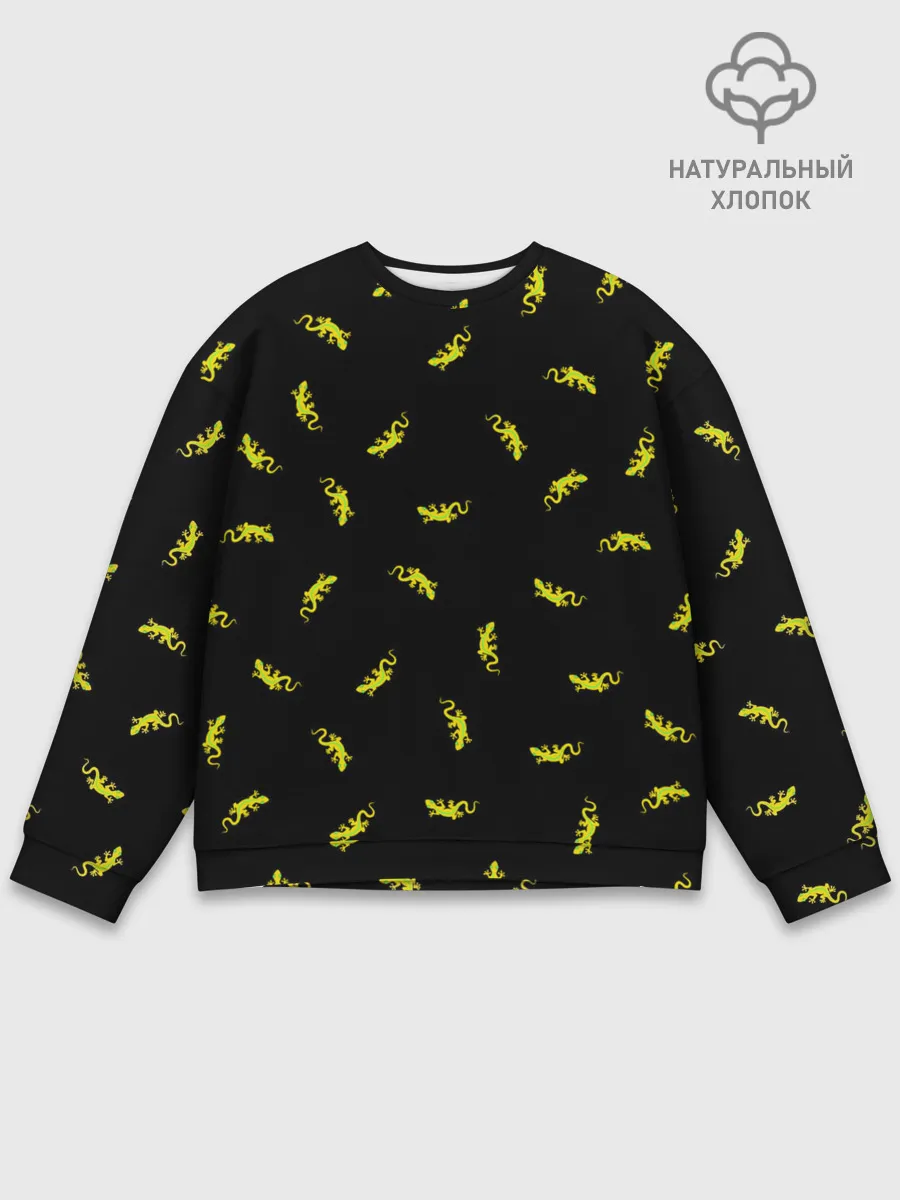 Мужской свитшот базовый / Ящерки