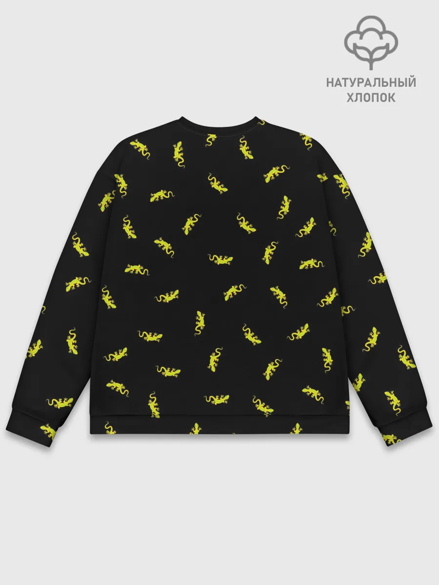 Мужской свитшот базовый / Ящерки
