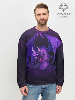 Мужской свитшот базовый / Cunning dragon
