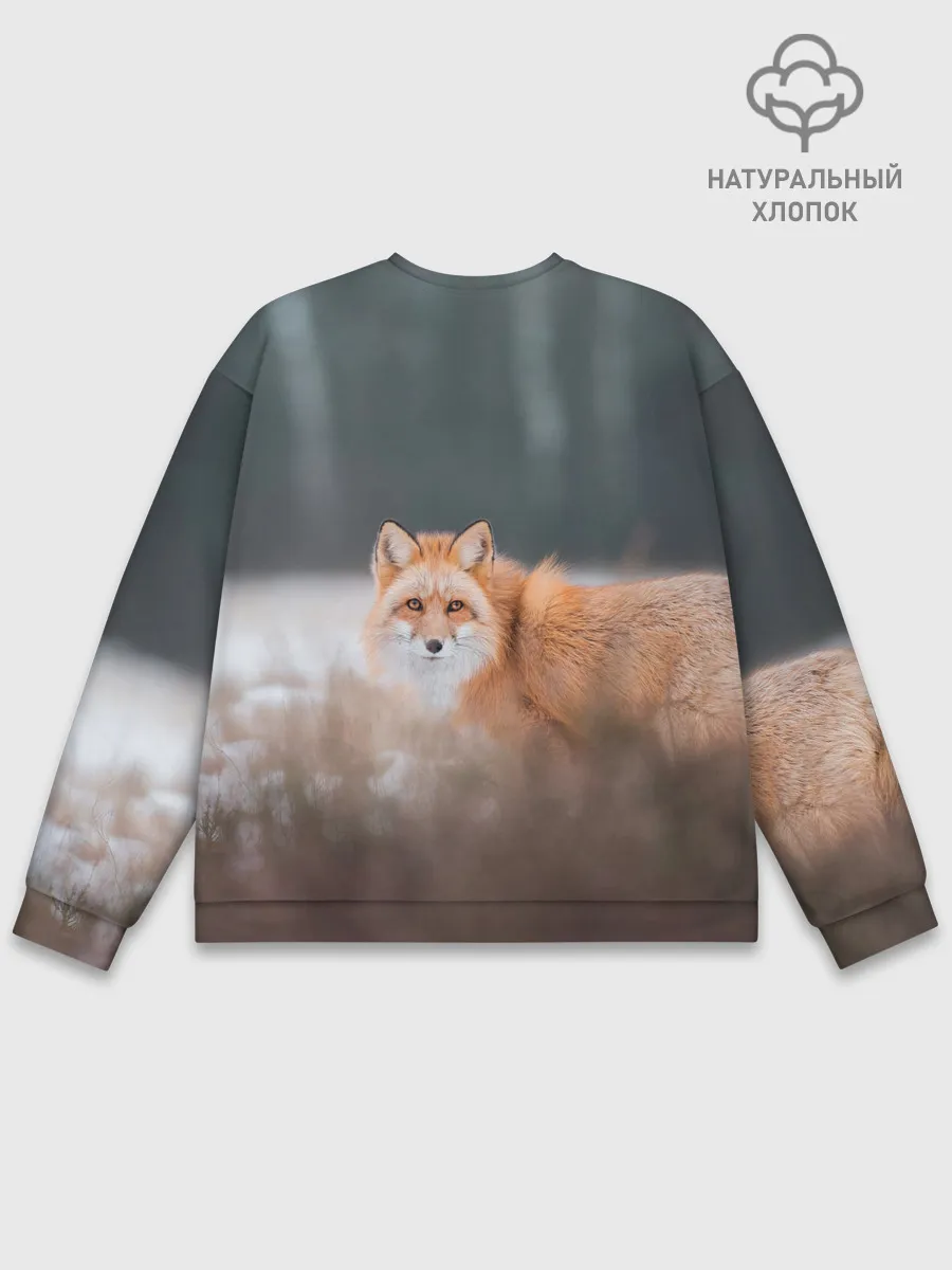 Мужской свитшот базовый / Лиса