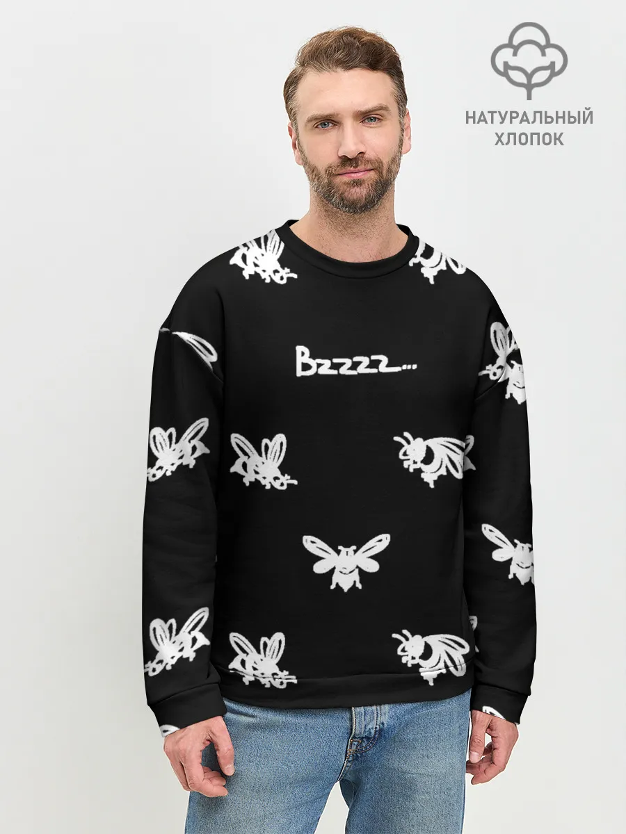 Мужской свитшот базовый / Пчёлки