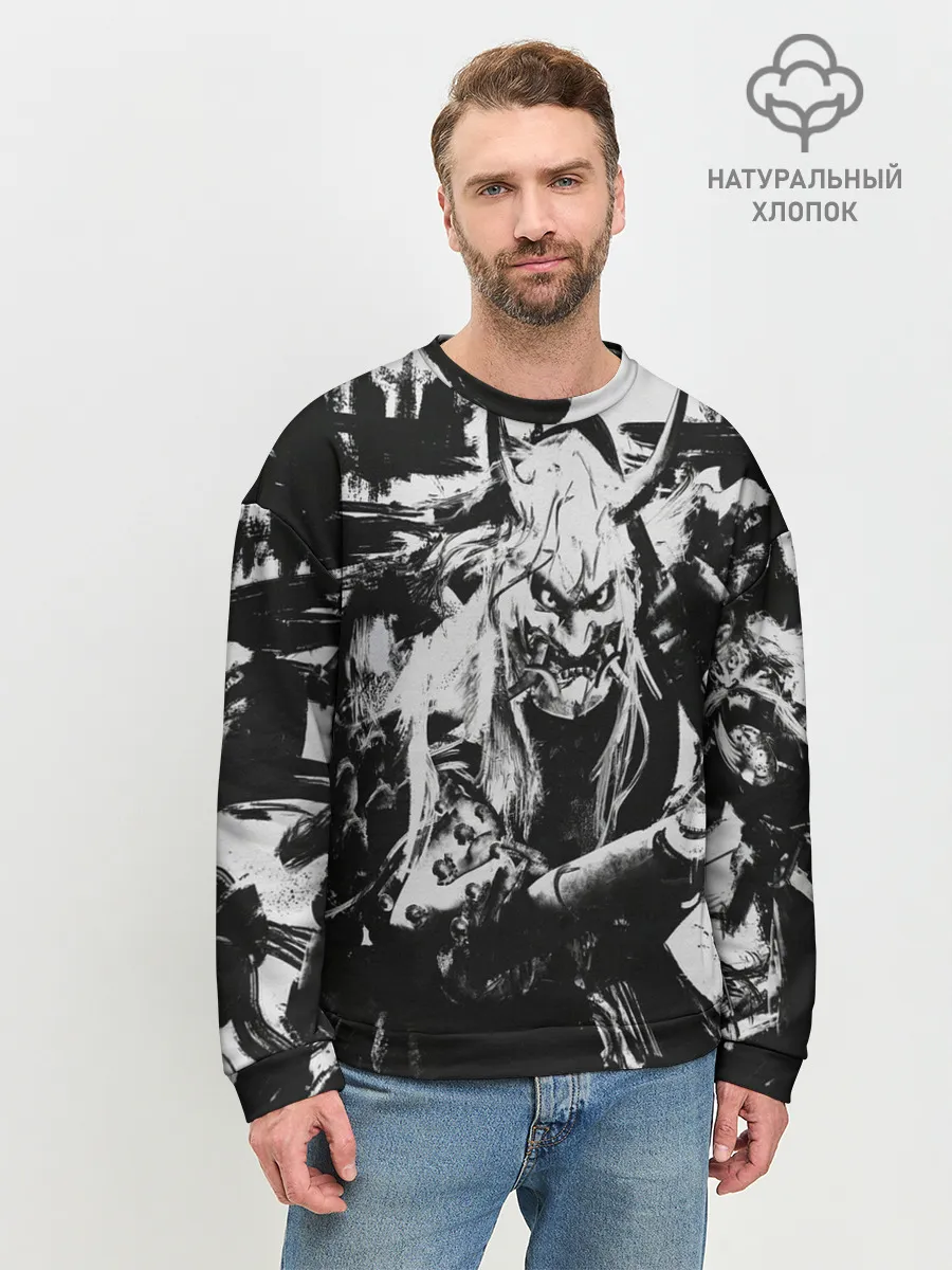 Мужской свитшот базовый / Samurai | Ghost of Tsushima