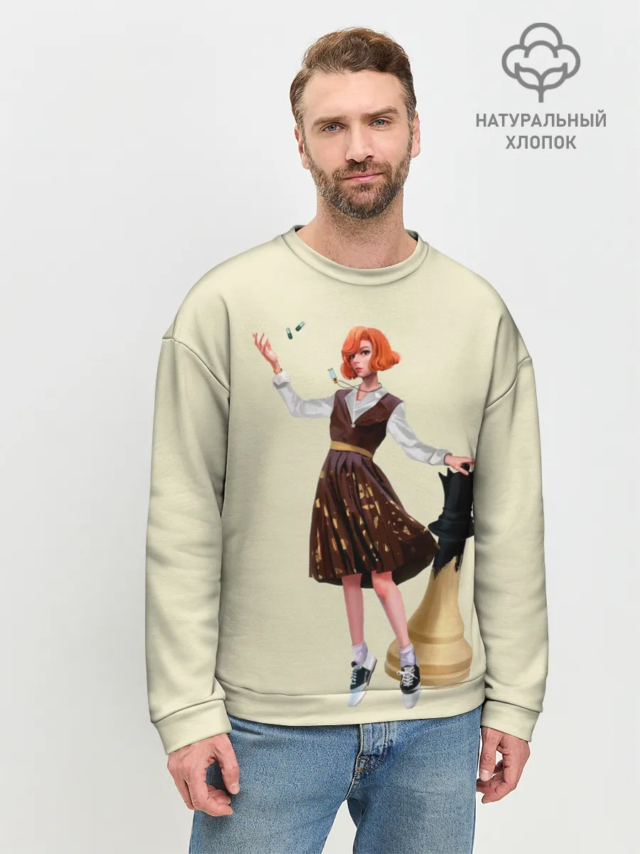 Мужской свитшот базовый / Ход Королевы