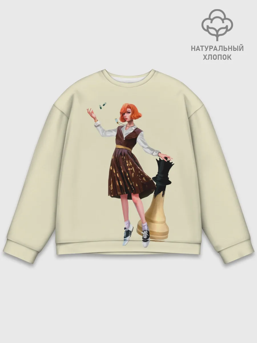 Мужской свитшот базовый / Ход Королевы