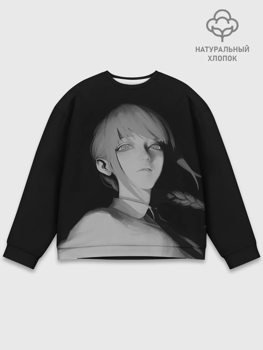 Мужской свитшот базовый / Makima Chainsaw Man 3D модель