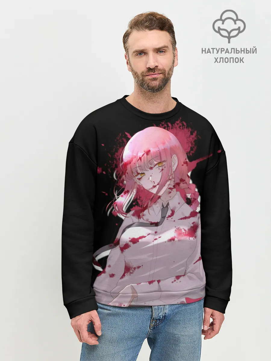 Мужской свитшот базовый / Makima Chainsaw Man