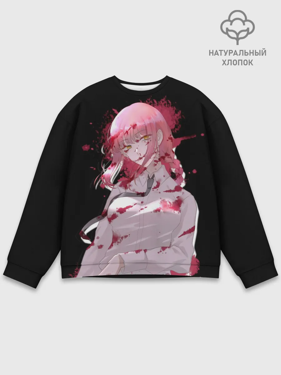 Мужской свитшот базовый / Makima Chainsaw Man