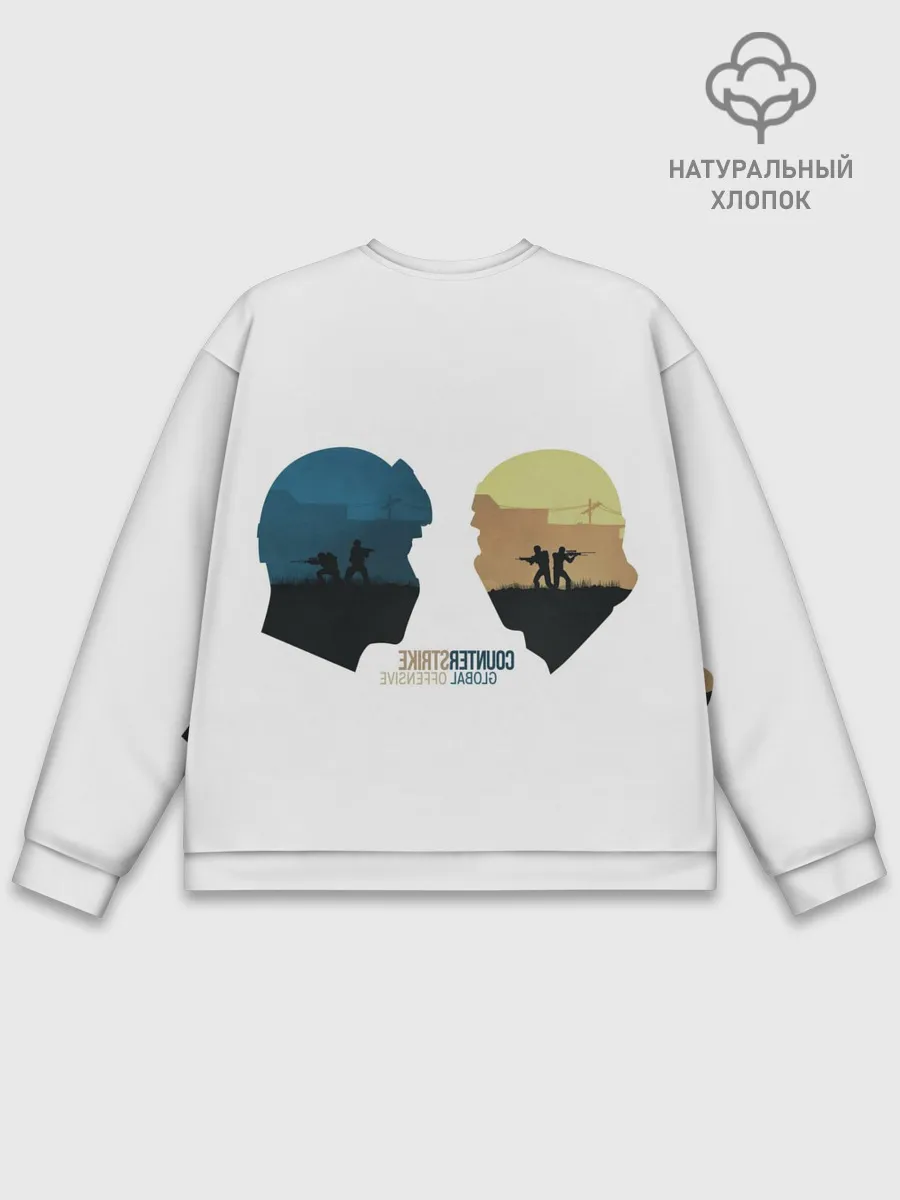 Мужской свитшот базовый / Counter strike