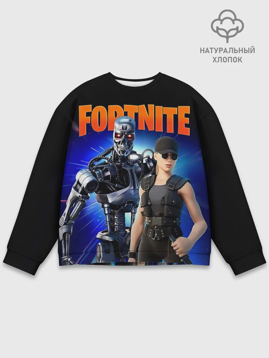 Мужской свитшот базовый / Fortnite терминатор