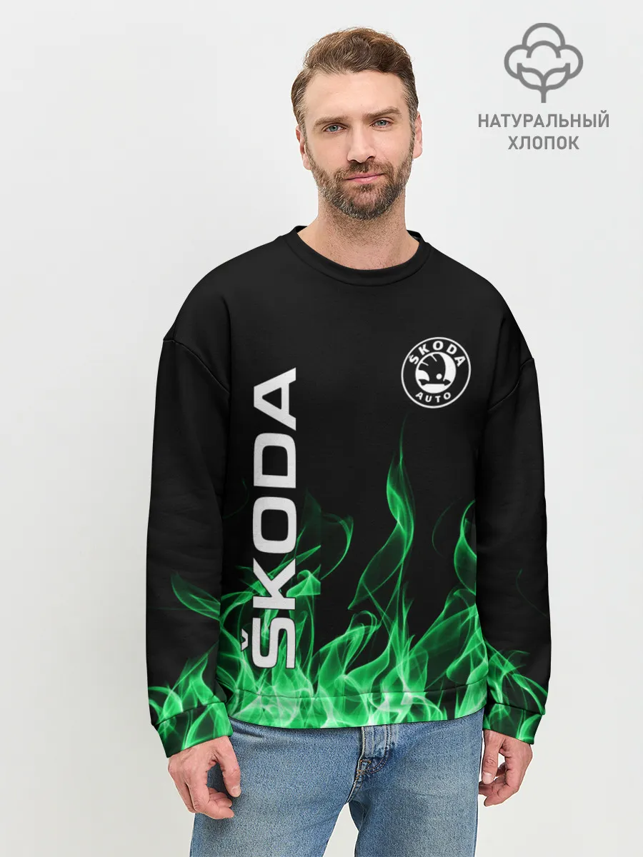 Мужской свитшот базовый / SKODA