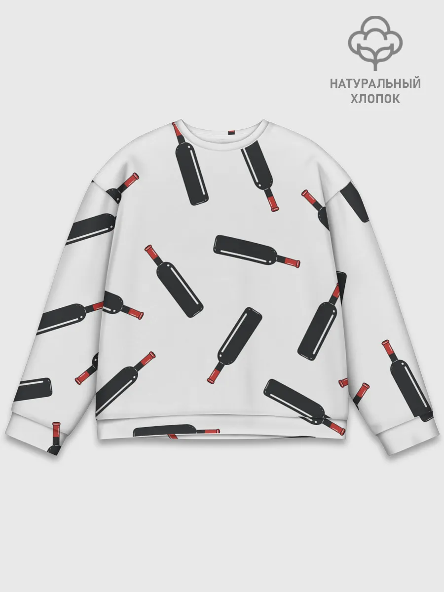 Мужской свитшот базовый / винишко