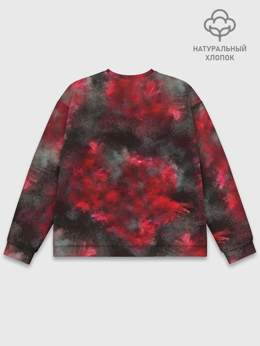 Мужской свитшот базовый / CS GO Red heat