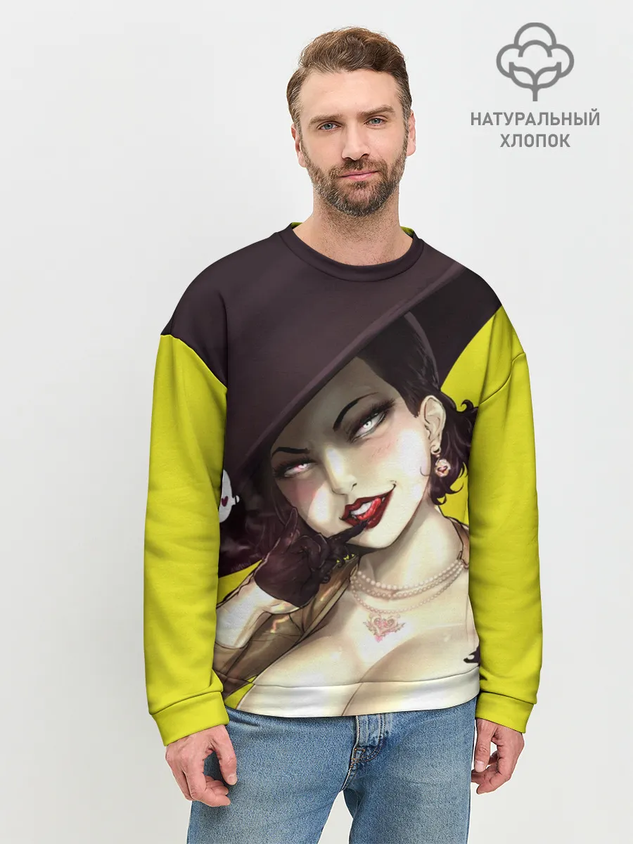 Мужской свитшот базовый / РЕЗИДЕНТ ИВЕЛ ДЕРЕВНЯ