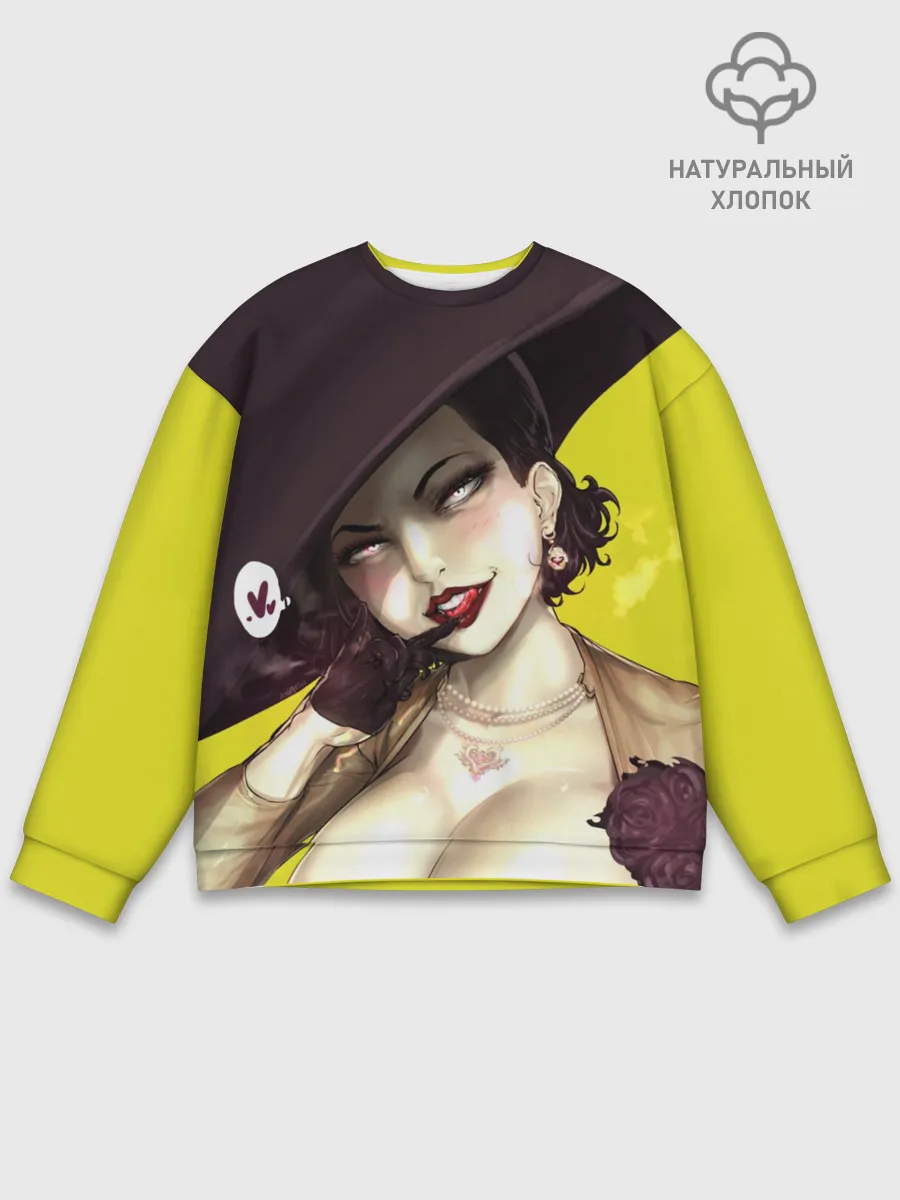 Мужской свитшот базовый / РЕЗИДЕНТ ИВЕЛ ДЕРЕВНЯ