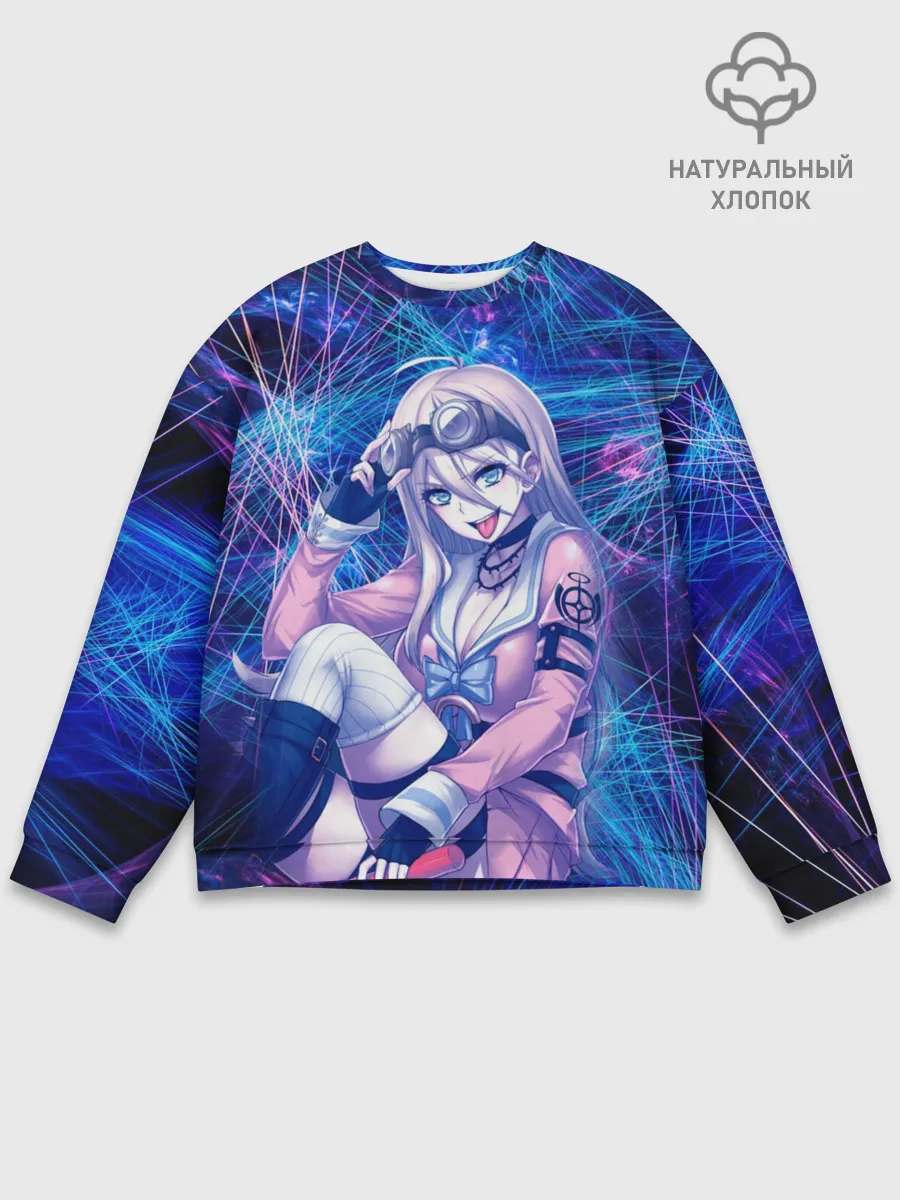 Мужской свитшот базовый / Danganronpa neon