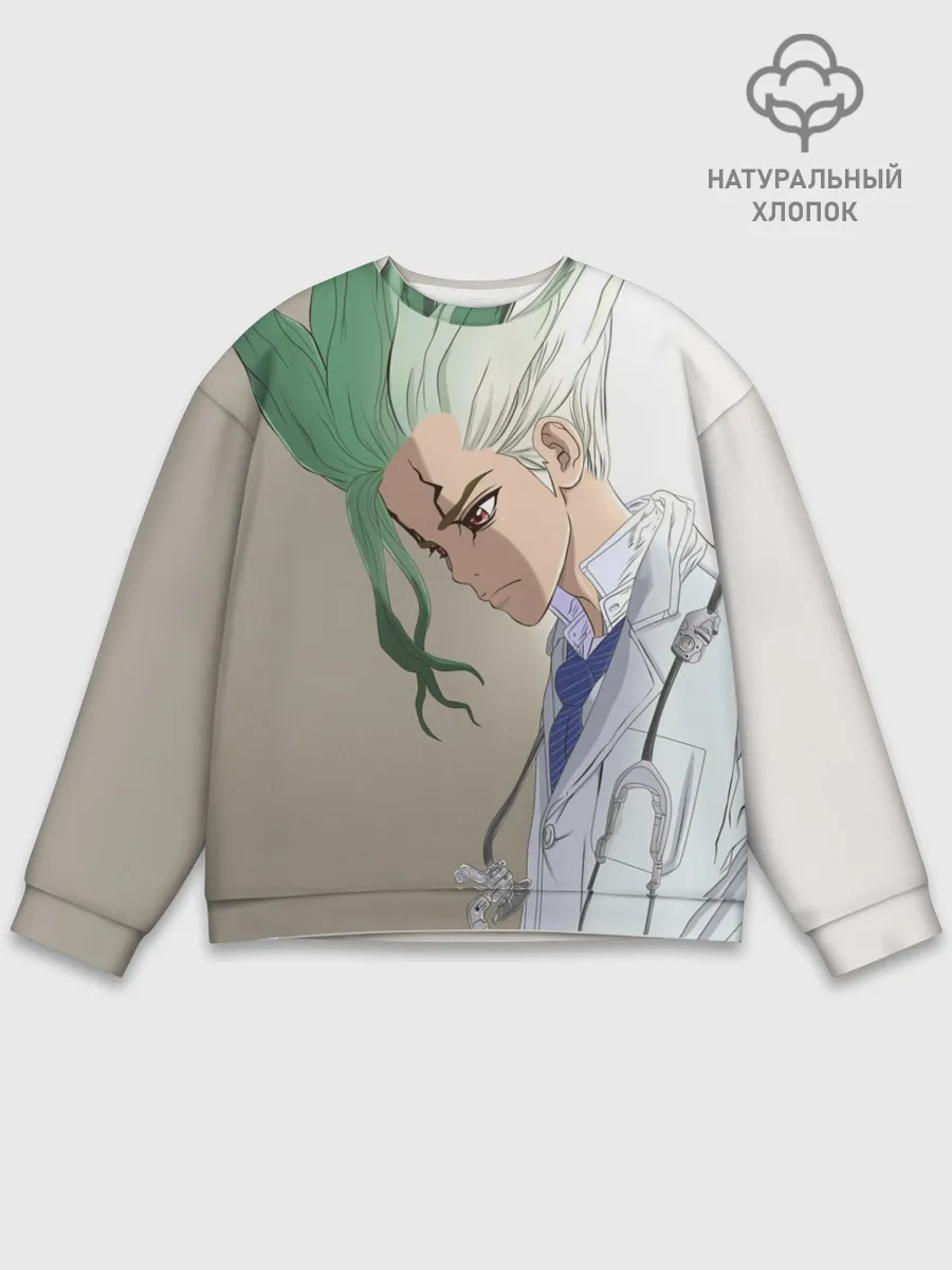 Мужской свитшот базовый / Доктор Стоун